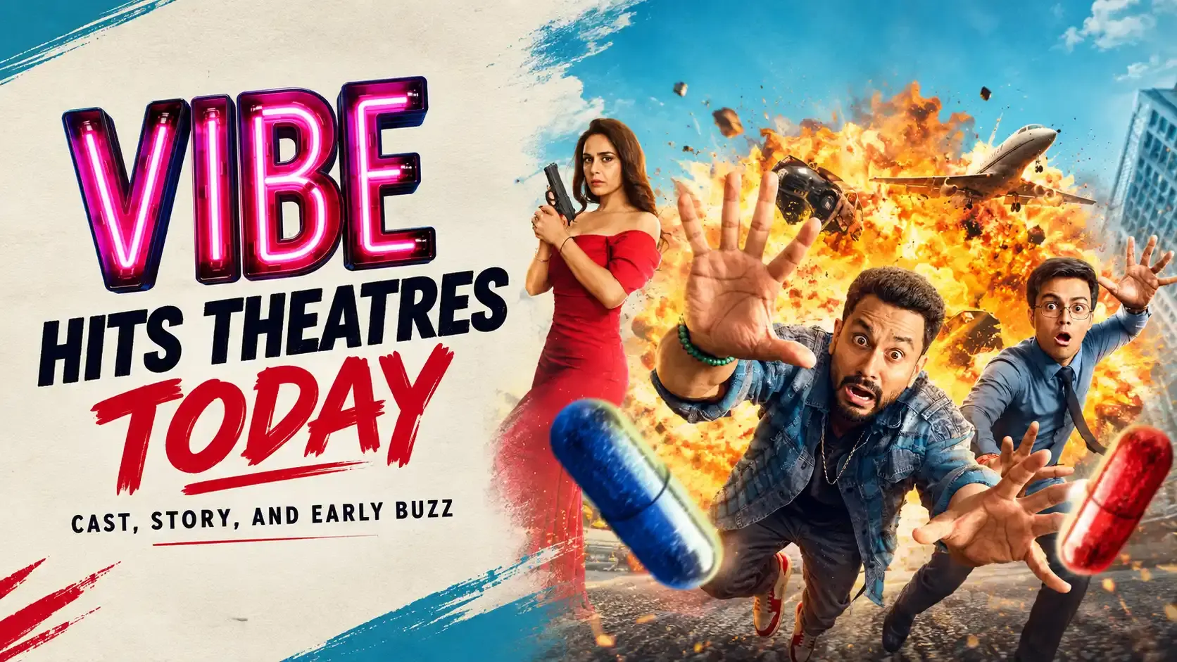 Vibe movie release cover graphic with cast and early buzz context