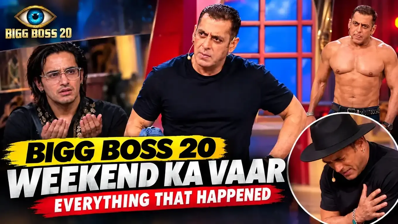 Bigg Boss 20 Weekend Ka Vaar Week 2 episode cover — lifeline twist, eviction reports, and Salman Khan moments