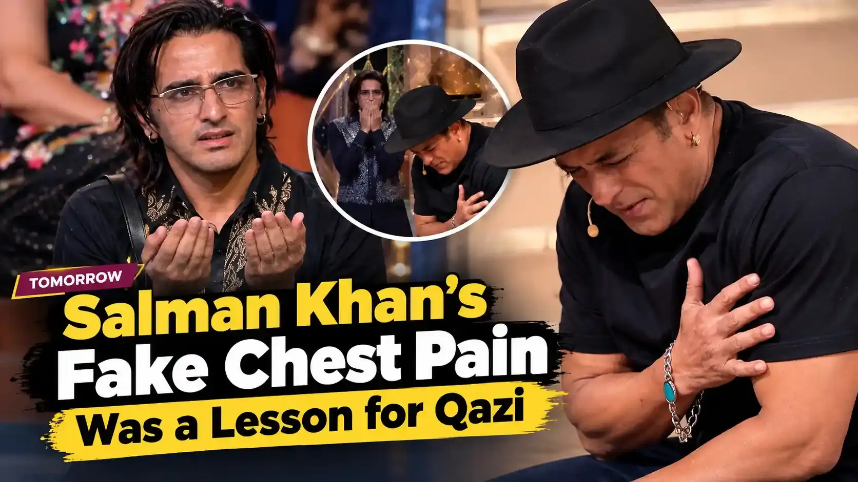 Salman Khan staged chest pain on Bigg Boss 20 as a lesson for Qazi Touqeer