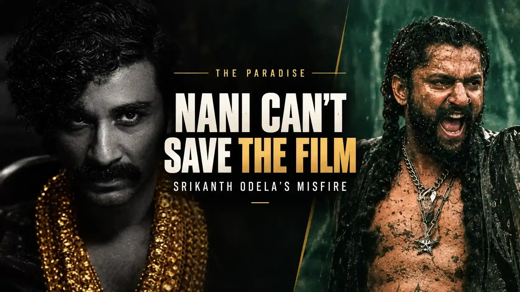 The Paradise hot take cover — Nani and Srikanth Odela's ambitious action drama under fire